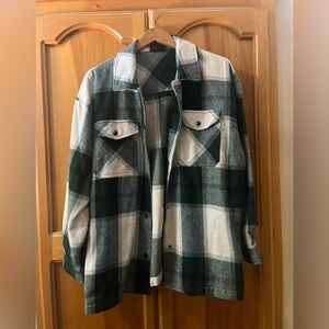 HFX Plaid Shacket